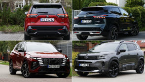 Jaki hybrydowy i oszczędny rodzinny SUV? Toyota RAV4 Hybrid, Hyundai Tucson HEV, Nissan Qashqai e-Power, Citroen C5 Aircross MHEV – test